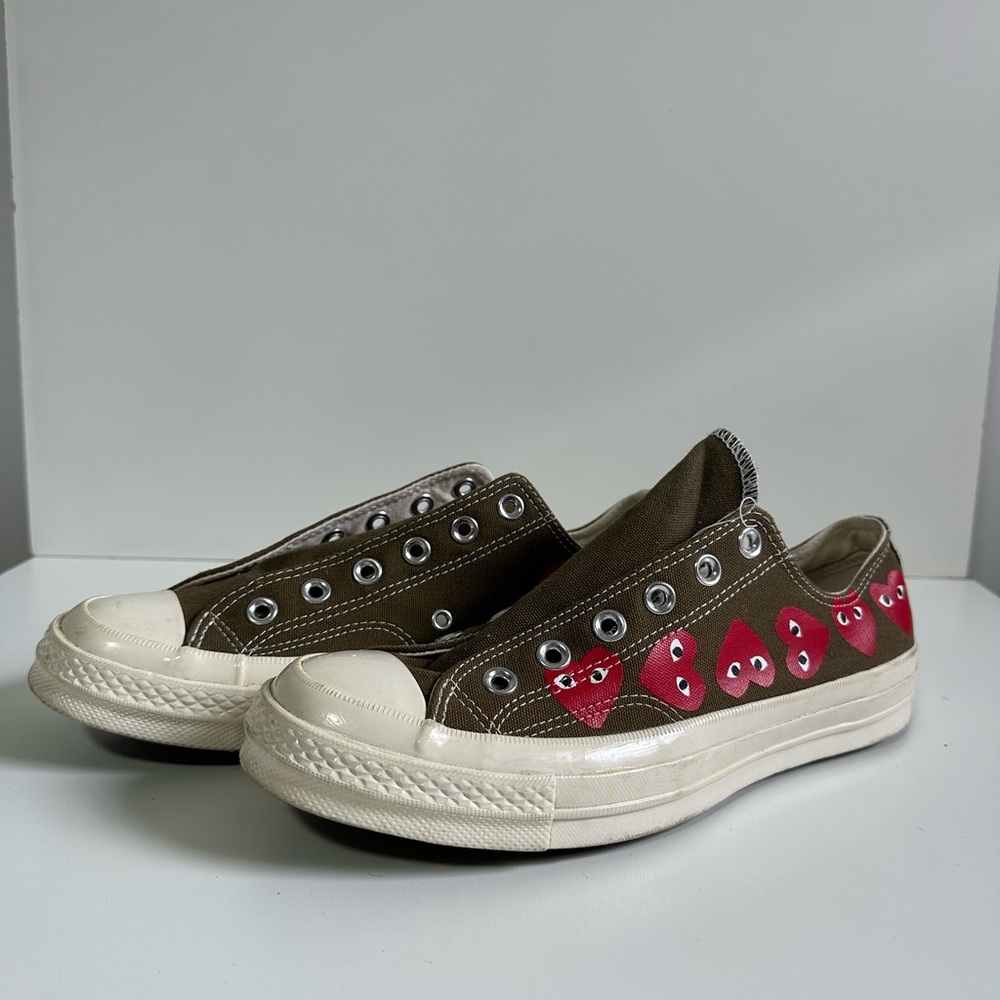 Comme des Garçons Play x Chuck 70 Low Top 'Multi Heart' - Picture 1 of 6
